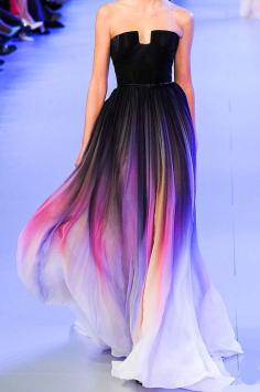 Elie Saab - Spring Summer 2014 I never pin clothes let alone dresses but I would wear the shit out of this.