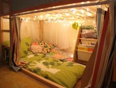 
                    
                        An Intimate Reading Fort | 27 Ways To Rethink Your Bed
                    
                