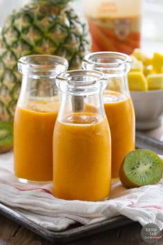 
                    
                        Get some veggies in with this sweet smoothie that tastes like the tropics.  This Tropical Carrot Smoothie is sure to be a hit with both the kids and the adults!
                    
                