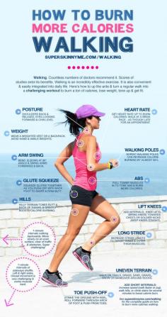
                    
                        How to burn more calories walking & lose weight.
                    
                