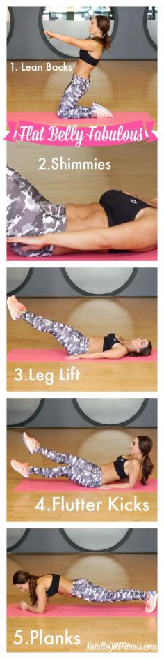 Flat belly exercises