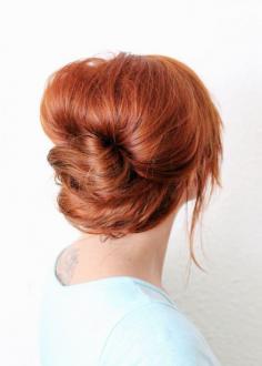 easy french twist A Beautiful Mess