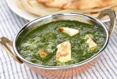 
                    
                        Sunday Slow Cooker:  Saag Paneer, 5 P+ and under 200 calories - healthy Indian food
                    
                