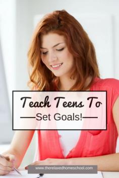 
                    
                        Great tips on how to teach your teen to set goals!
                    
                