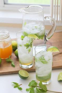 
                    
                        Honey Mint Mojitos - naturally sweetened and easy to make! | theroastedroot.net #sugarfree #cocktail #recipe
                    
                
