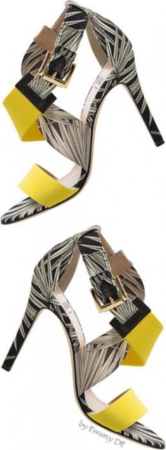 
                    
                        MSGM Ferns Printed Sandals 2015  |  my sexy shoes2
                    
                