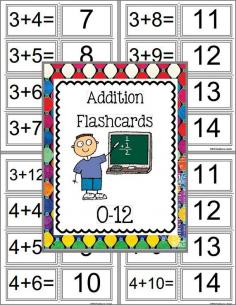 
                    
                        * Addition Flashcards 0-12 * Download Club members can download @ www.christianhome... Not a download club member? Get UNLIMITED DOWNLOADS when you want them! Find out more @ www.christianhome...
                    
                