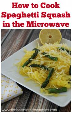 
                    
                        How to Cook Spaghetti Squash in the Microwave
                    
                