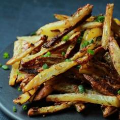 
                    
                        Crispy Baked Garlic Parmesan Fries
                    
                