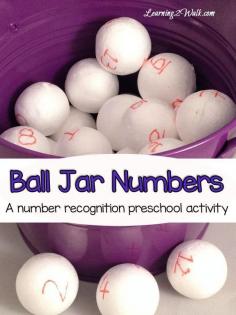 
                    
                        Looking for a fun and creative way to work on number recognition with your preschool aged kids? Try this fun learning game that involves balls.
                    
                