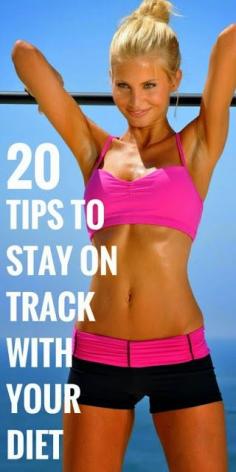 
                    
                        20 Tips To Help You Stay On Track With Your Diet
                    
                