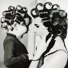 Seeing as Sophia currently has rollers in her hair, i think its time we take this classy/fun mother daughter picture!