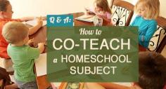 
                    
                        Co-Teaching is awesome--totally need to try this!  "Q & A: How to Co-Teach A Homeschool Subject (Two Moms Share Their Tips!)" [VibrantHomeschool...]
                    
                