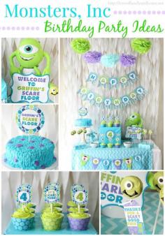 Monsters Inc birthday party ideas