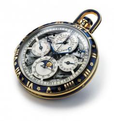 
                    
                        fabforgottennobility:  1928 - Running on the LeCoultre 17JSSCCRVQ Calibre, this watch is one of the rarest and most prestigious in the history of fine watchmaking. Its skeletonised dial and its sapphire back reveal a mechanism offering a minute repeater, a fly-back chronograph and a perpetual calendar
                    
                
