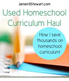 
                    
                        Used Homeschool Curriculum Haul + How I’ve Saved Thousands on Homeschool Curriculum!
                    
                