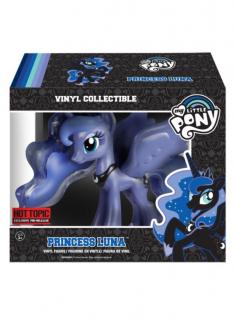 
                    
                        Street Date 11/4Hot Topic exclusive My Little Pony vinyl collectible featuring the likeness of Princess Luna.1 in 24 will receive the sparkly clear chase figure variant! Sorry, no choice.
                    
                