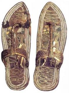 #Tutankhamen's sandals!