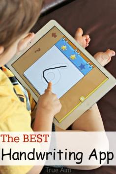 
                    
                        The Best Handwriting App for Kids! Multiple users, 3 different styles to choose from, self correcting, free printable worksheets!
                    
                