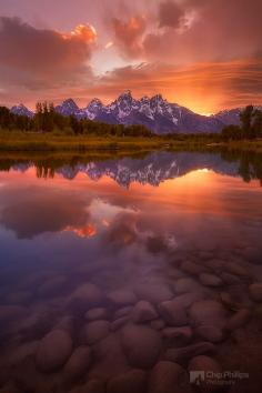 
                    
                        Schwabacher Sunset-Vertical, Grand Teton, Wyoming, USA, by Chip Phillips, on flickr.
                    
                