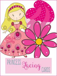 
                    
                        Practice your fine motor skills with these adorable Princess lacing cards activity
                    
                