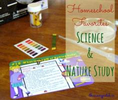 A collection of our favorite homeschool science resources - books, science kits, videos, and more! #shem #science #homeschool