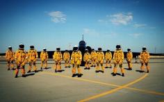 
                    
                        STRANGE OLDE MILITARY PHOTOS - U-2 PILOTS IN THEIR SPACE SUITS STANDING IN FRONT OF U-2 PLANE!
                    
                