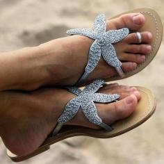 Starfish Flipflops! After wedding shoes!