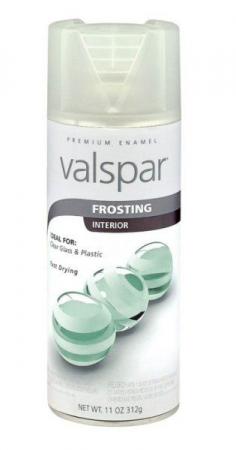 Valspar Glass Frosting Spray Paint, 11 Ounces - housekeeping - Lowe's- for the windows by the front door