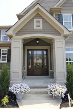 Exterior paint color and love the front door!