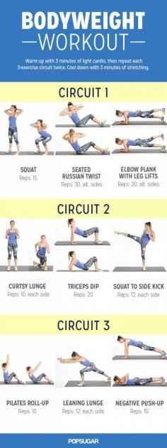 
                    
                        Do can this bodyweight workout anywhere! And it works your entire body from every angle.
                    
                