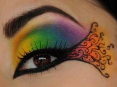 Wild Eye Makeup Ideas | 12 Rainbow Makeup Ideas To Celebrate LGBTQ Pride Month With Your Face!