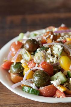 
                    
                        Greek Salad from Heather Christo's Generous Table on www.whatsgabycook...
                    
                