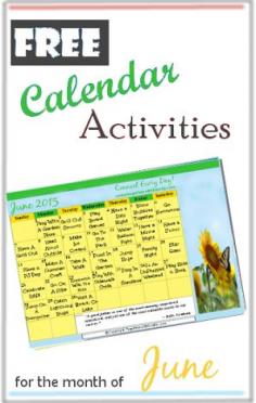 
                    
                        Free activities calendar for June! We do one every month for subscribers decorated for the season!
                    
                