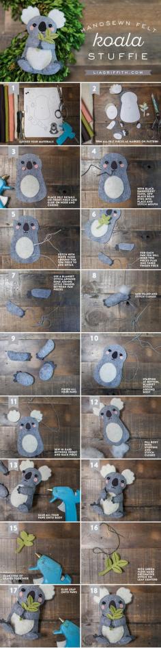 
                    
                        DIY Felt Koala Stuffie
                    
                