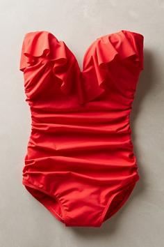 Zimmerman Frill Bandeau Maillot bathing suit - needs straps for sure