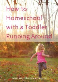 Need help homeschooling your older children with your little one around?