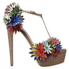 BA floral sandals    Brian Atwood  Spring 2013 @ BraveChica.com