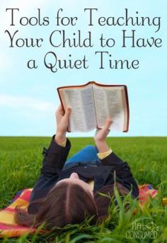 
                    
                        Are there tools that will help your child learn to love spending quiet time with the Lord? Of course! And they are closer than you think...
                    
                
