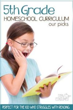 
                    
                        Our 5th grade homeschool curriculum is perfect for the struggling reader. I've specifically tailored it to increase her reading skills without creating unnecessary frustration in other subjects.
                    
                