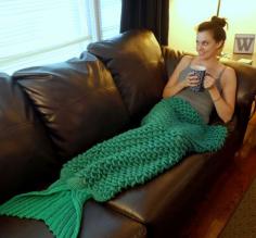 
                    
                        Scaled Mermaid Blanket With Fin
                    
                