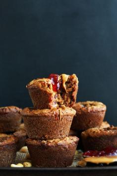 
                    
                        Peanut Butter and Jelly Muffins | Minimalist Baker
                    
                