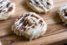 Have a little taste of breakfast anytime. These Cinnamon Roll Cookies are swirled with a cinnamon-pecan filling and topped with a sweet cream cheese glaze.