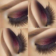 Smokey eye makeup