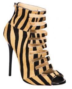 Jimmy Choo 'Anita' Animal Print Peep-Toe Bootie Fall Winter 2011 #JimyChoo #Choos #Shoes