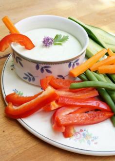 
                    
                        Cottage Cheese Vegetable Dip - a deliciously creamy dip that is a simple way to get kids eating their veggies. Healthy family friendly recipe.
                    
                
