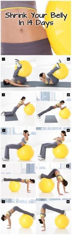 stability ball ab workout