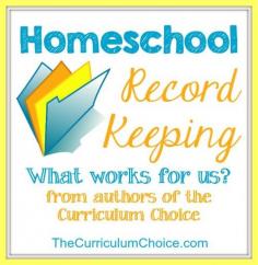 
                    
                        Homeschool Record Keeping
                    
                