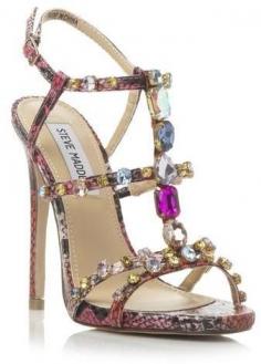 
                    
                        STEVE MADDEN MAJESTYC SM - MULTI Reptile Print Jewelled Dressy #Heels
                    
                