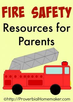 Fire Safety Resources for Parents - lessons, activities, home escape plans, and more. #FireSafety #Murfreesboro #Smyrna #LaVergne